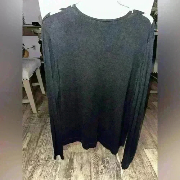 Jackie Blue Sweater Womens XL Long Sleeve  V Neck - Picture 2 of 3